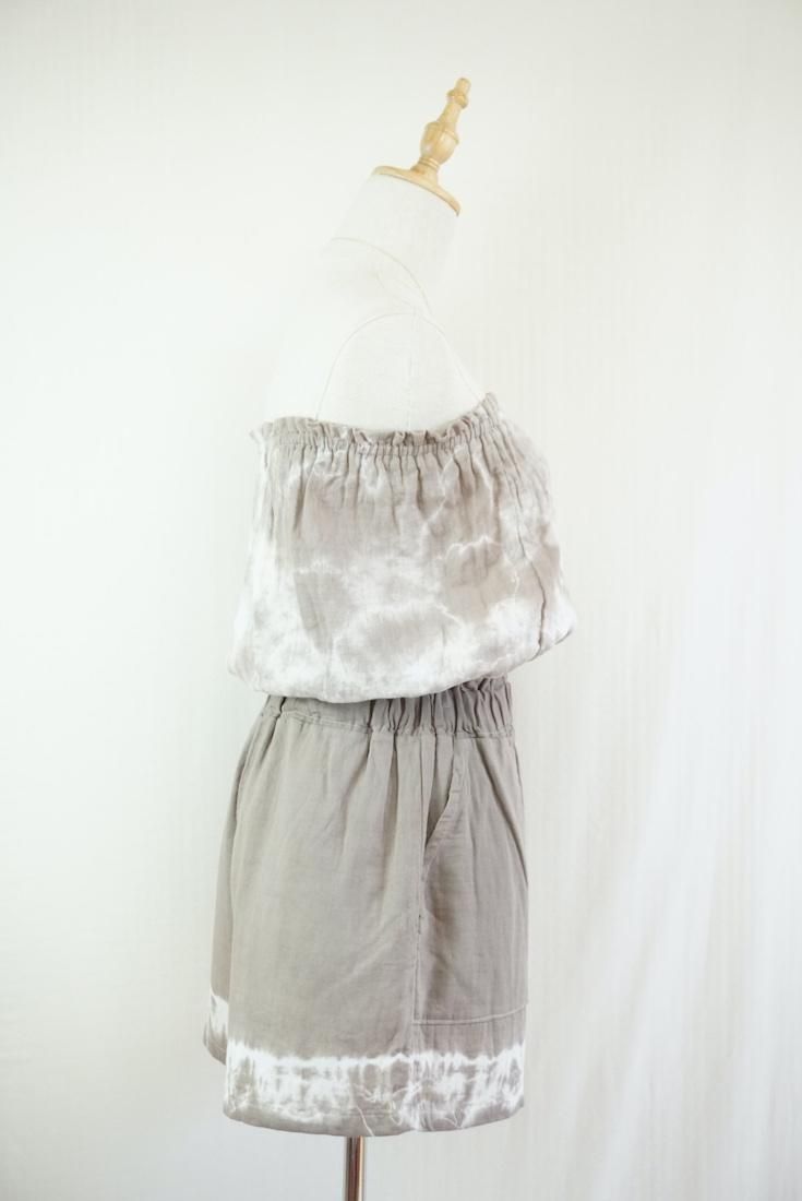 W gauze Easy Shorts Taupe