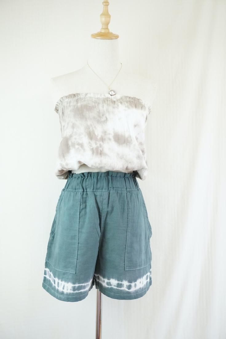 W gauze Easy Shorts Inkblack