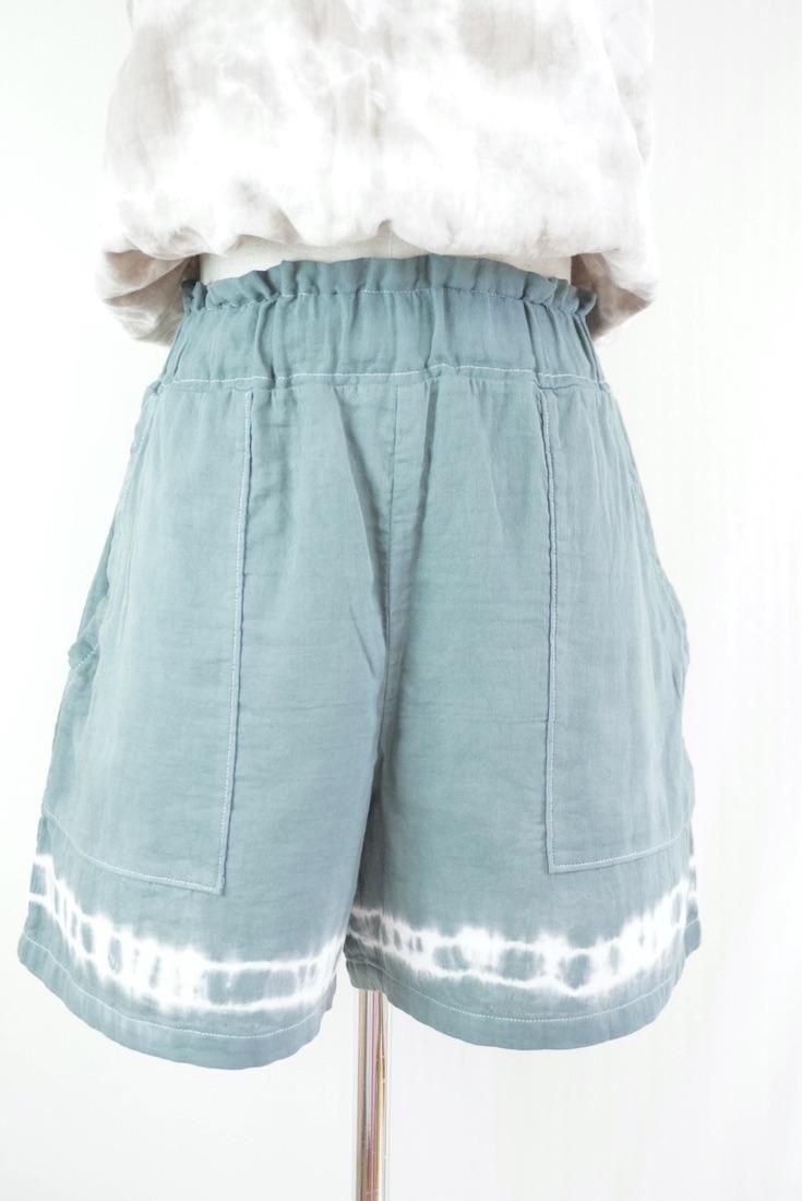W gauze Easy Shorts Inkblack