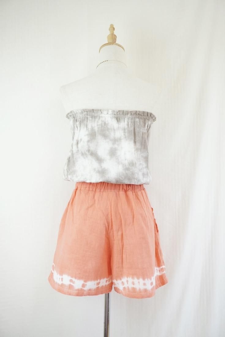 W gauze Easy Shorts Sunset time