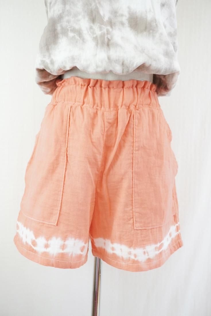 W gauze Easy Shorts Sunset time