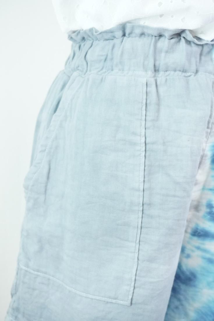 W gauze Easy Shorts Bluejeans x Lightgray