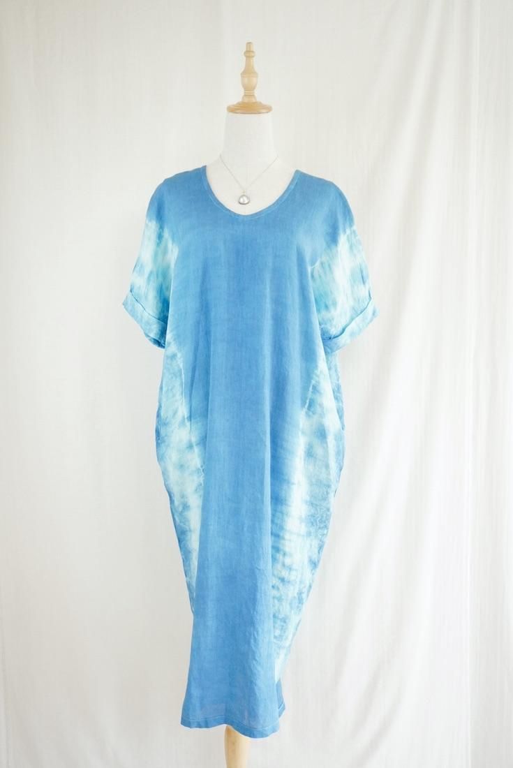 French Linen Relax Dress Bluejeans