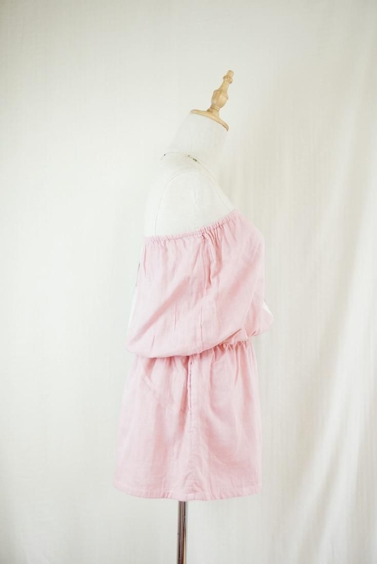 W-gauze Bare in one Espresso x Pinkbeige