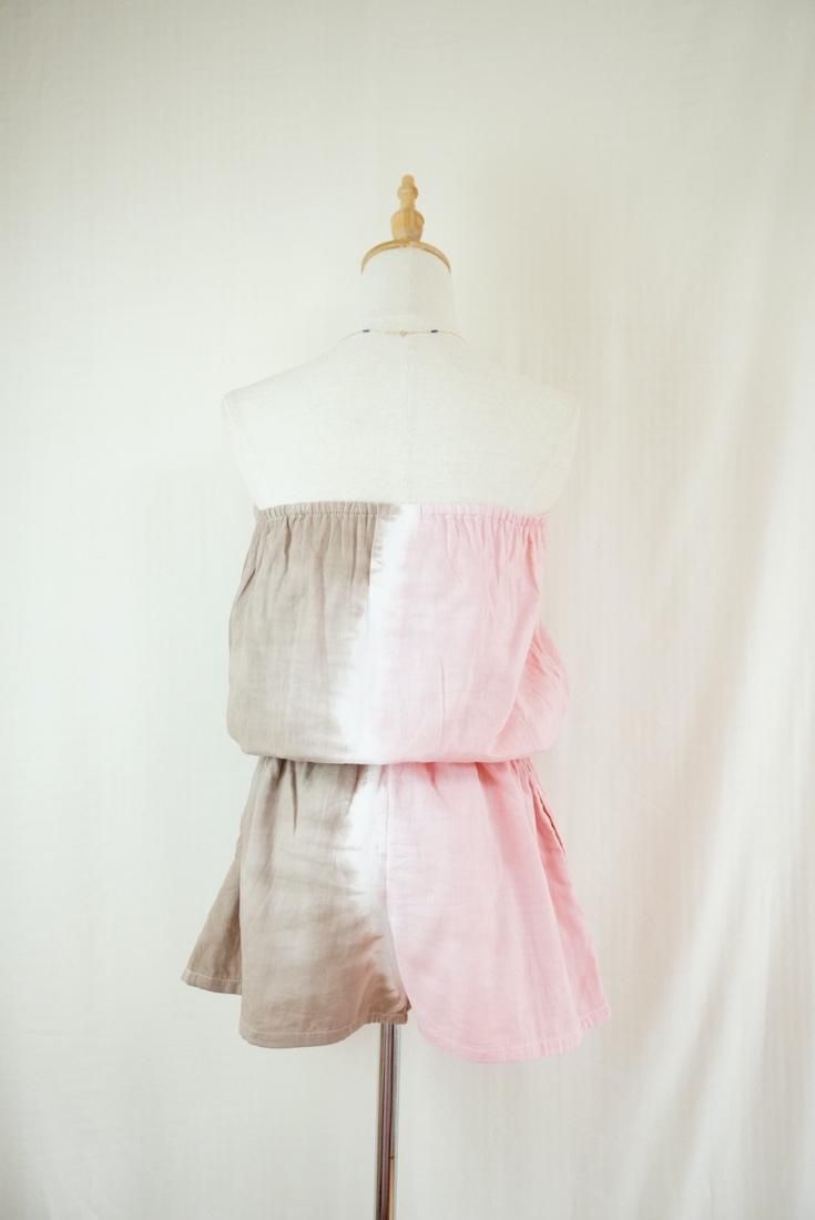 W-gauze Bare in one Espresso x Pinkbeige