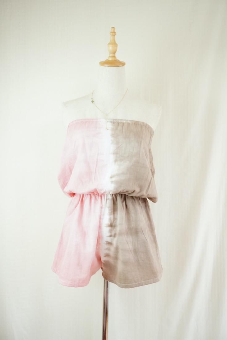 W-gauze Bare in one Espresso x Pinkbeige
