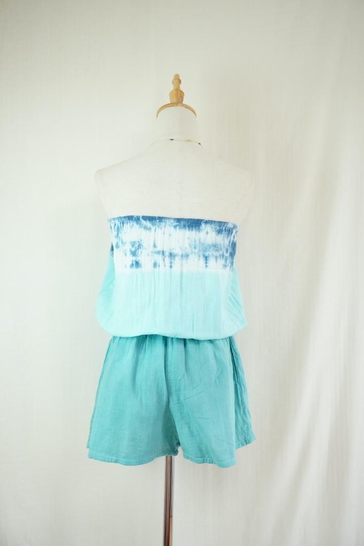 W-gauze Bare in one Turquoise x Under the sea x Navy