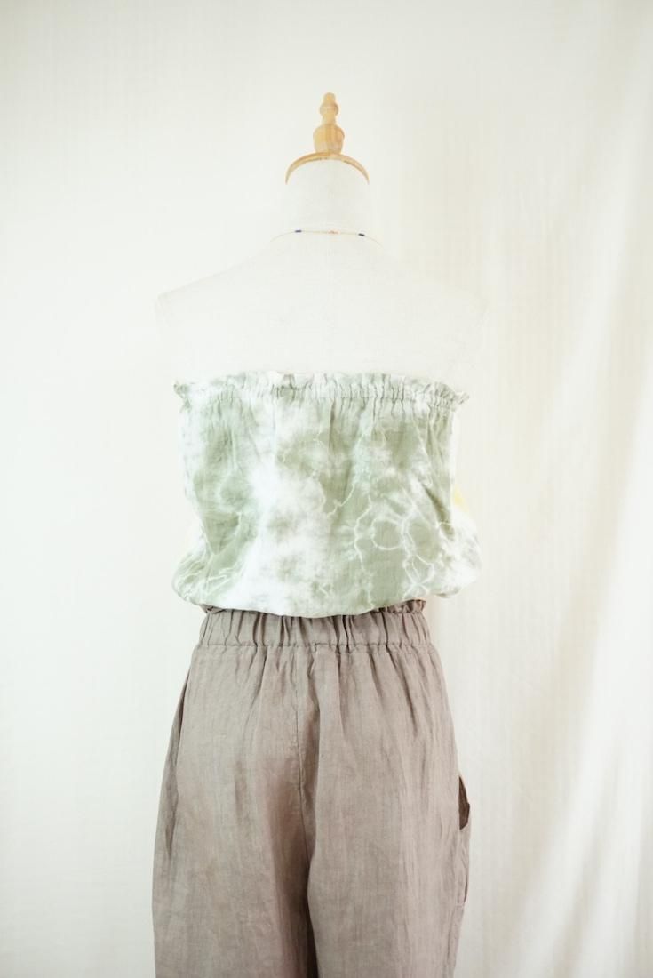 W-gauze Short Bare top