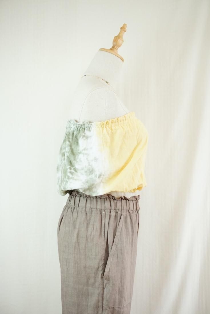 W-gauze Short Bare top
