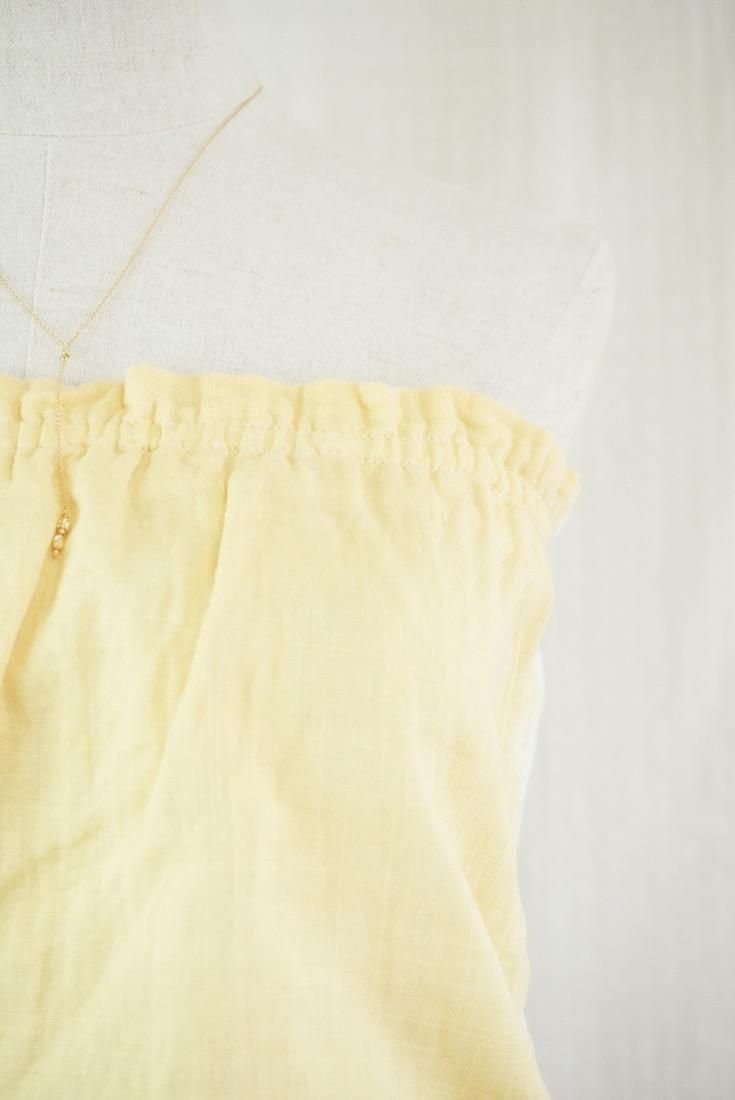 W-gauze Short Bare top