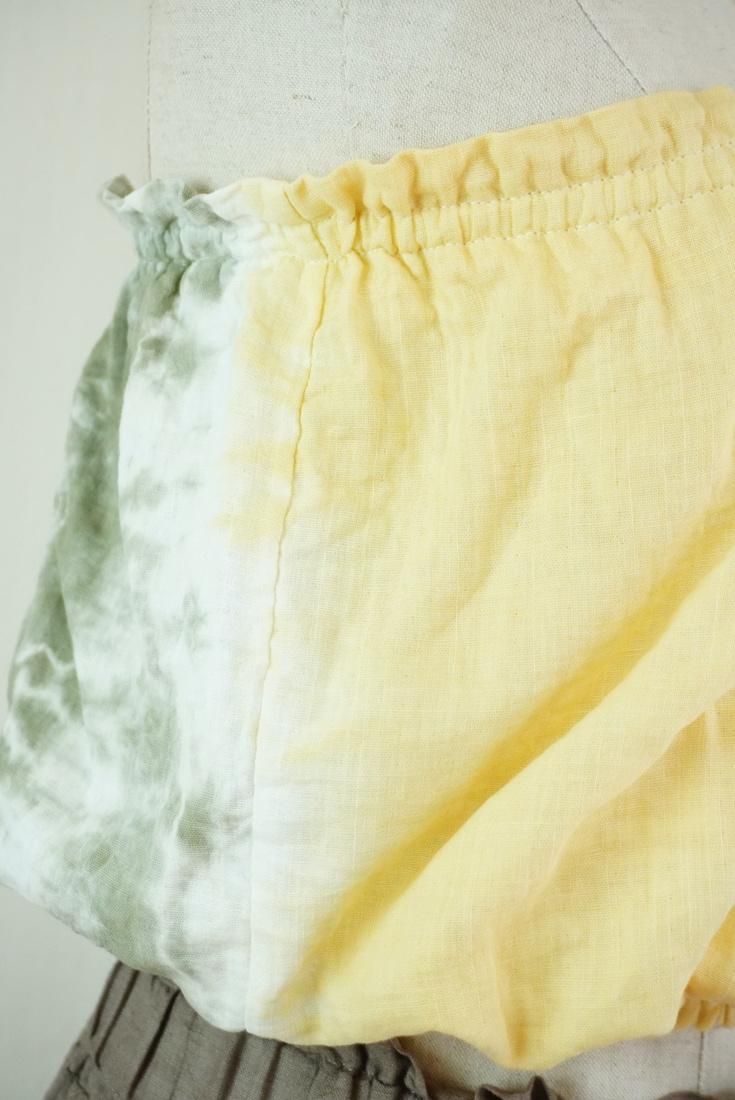 W-gauze Short Bare top