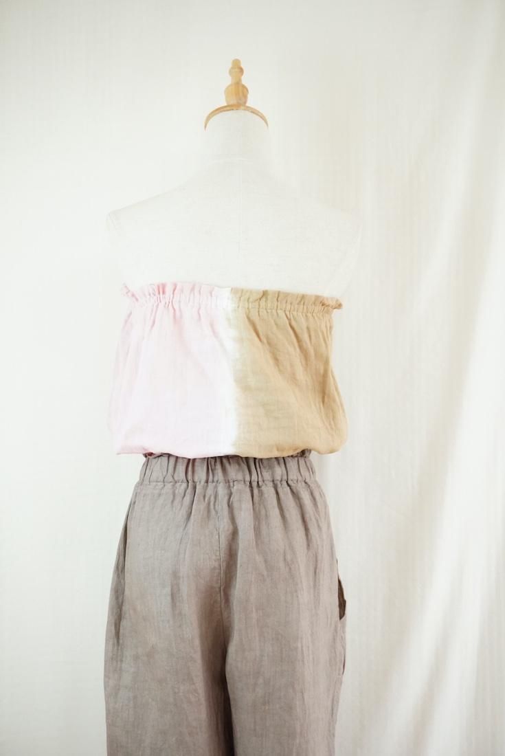 W-gauze Short Bare top