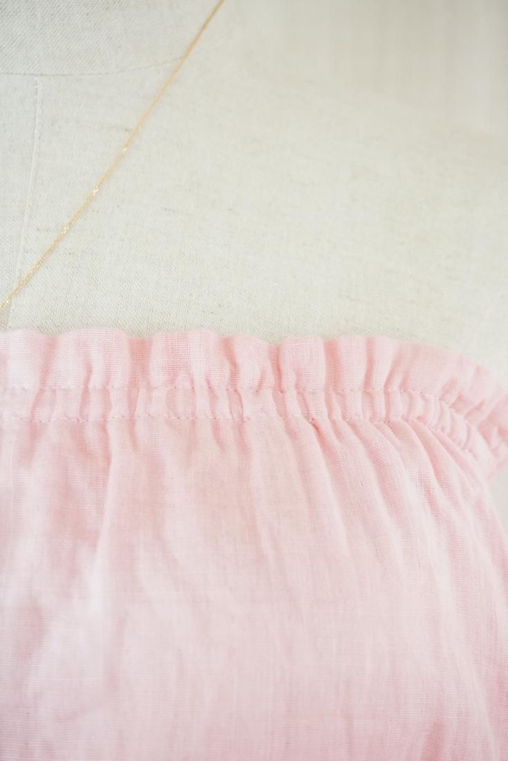 W-gauze Short Bare top
