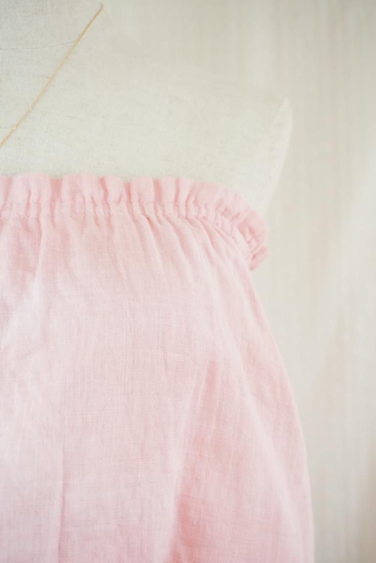 W-gauze Short Bare top