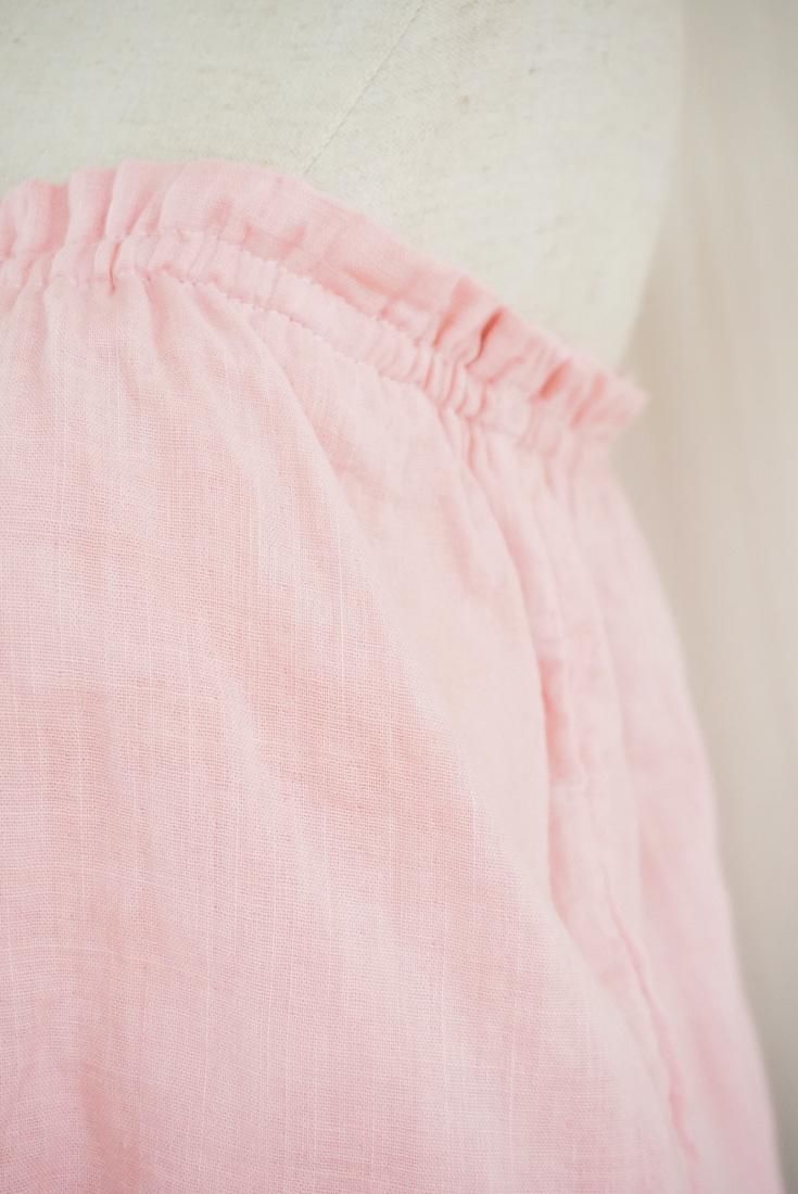W-gauze Short Bare top