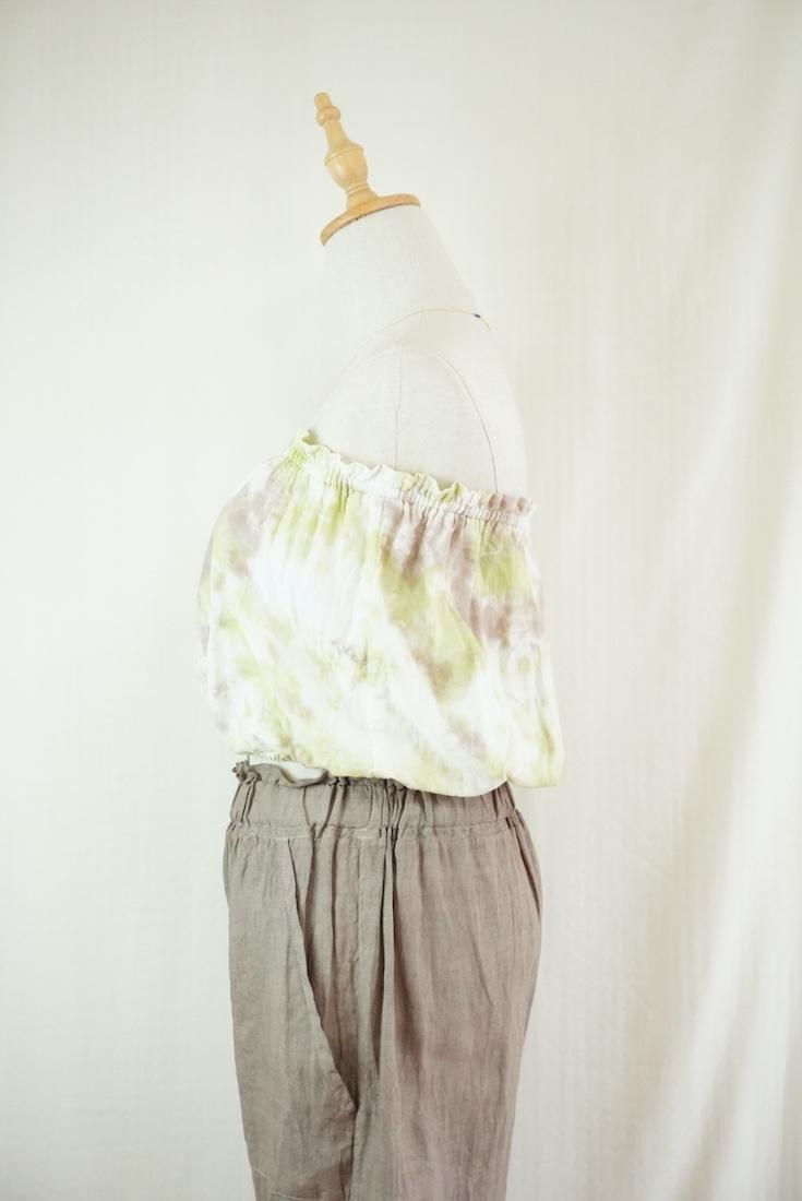 W-gauze Short Bare top