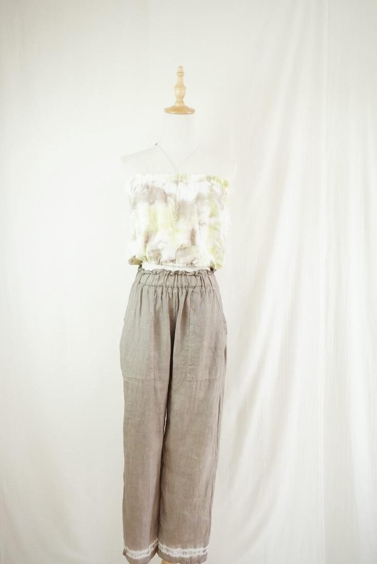 W-gauze Short Bare top