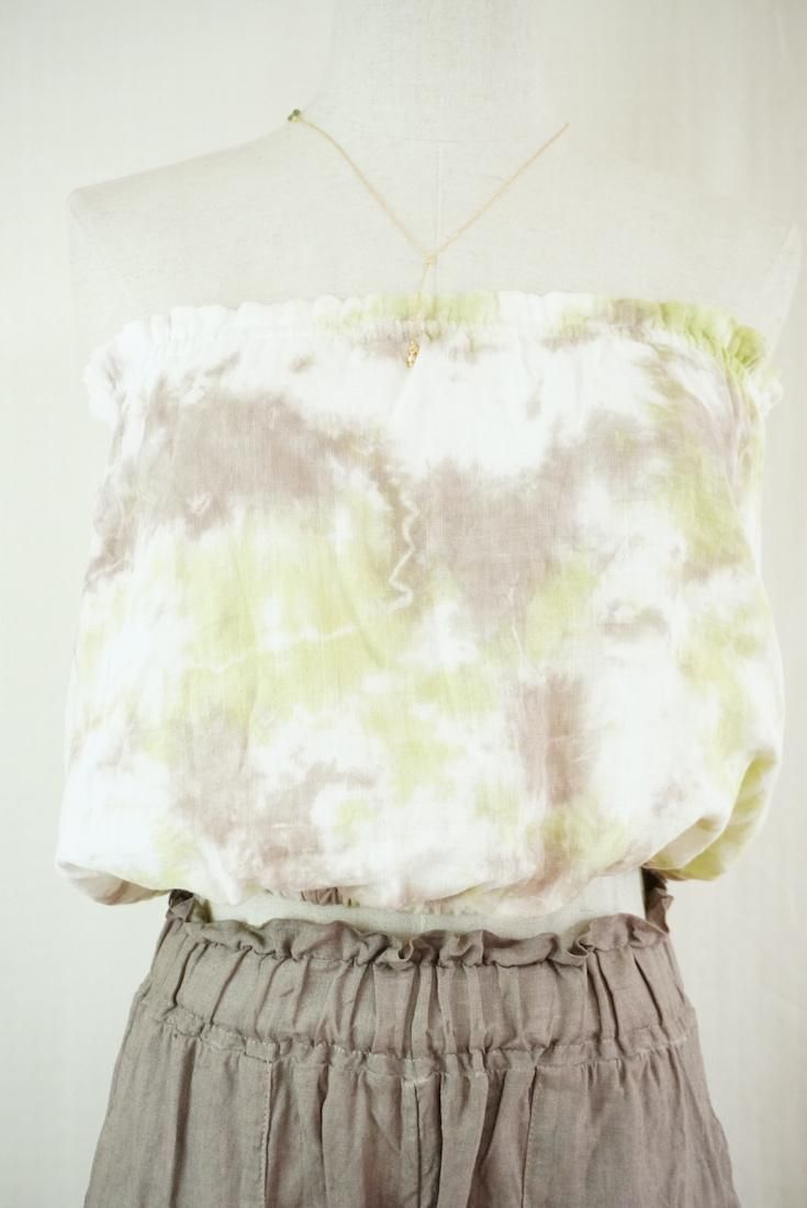 W-gauze Short Bare top