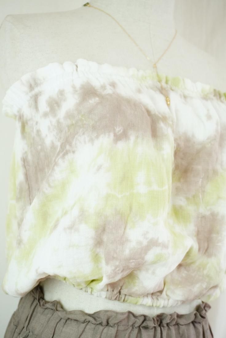 W-gauze Short Bare top