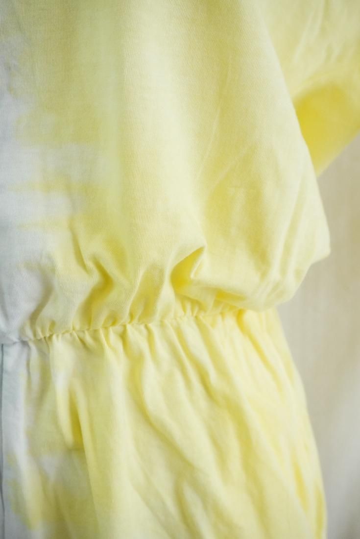Cotton Tee in one Lemon x Lightgray 
