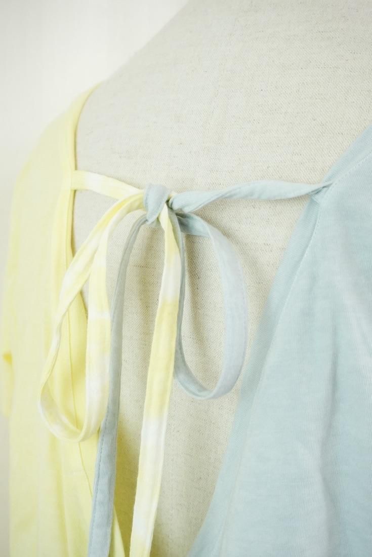 Cotton Tee in one Lemon x Lightgray 