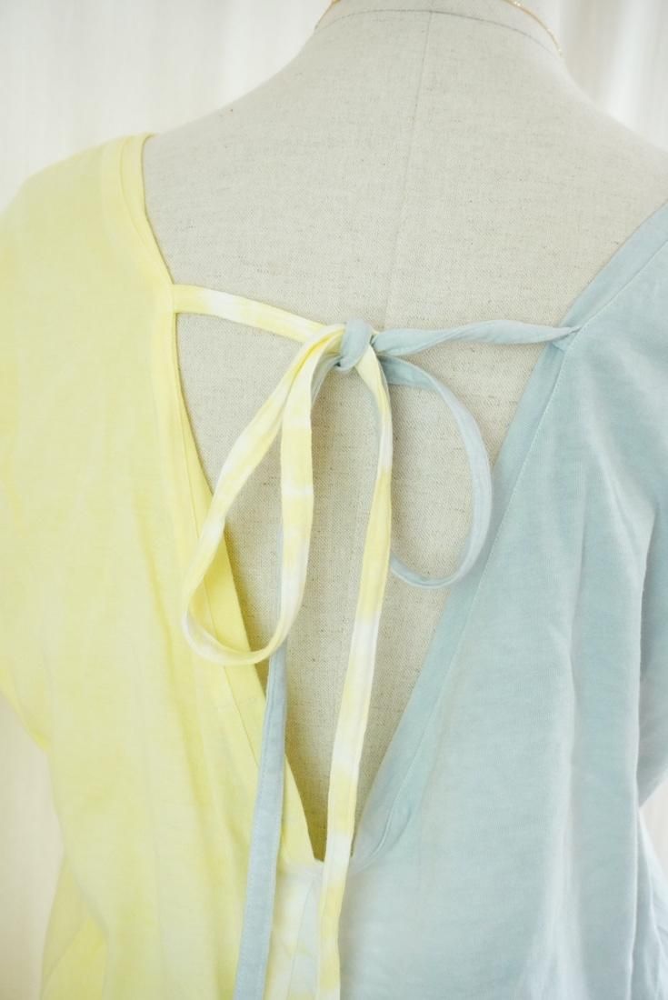 Cotton Tee in one Lemon x Lightgray 
