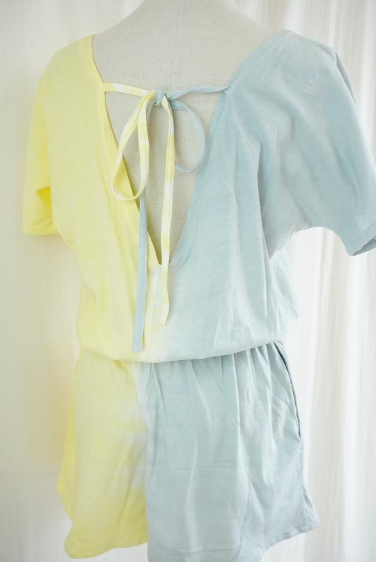 Cotton Tee in one Lemon x Lightgray 