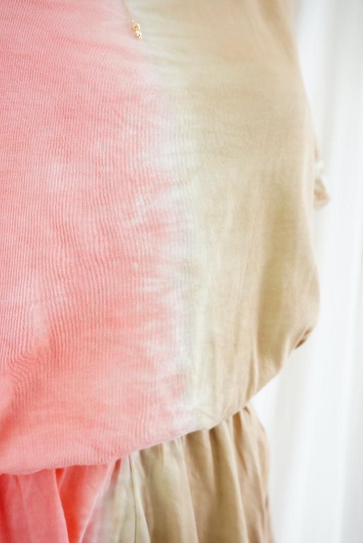 Cotton Tee in one Hazelnuts x Sunsettime