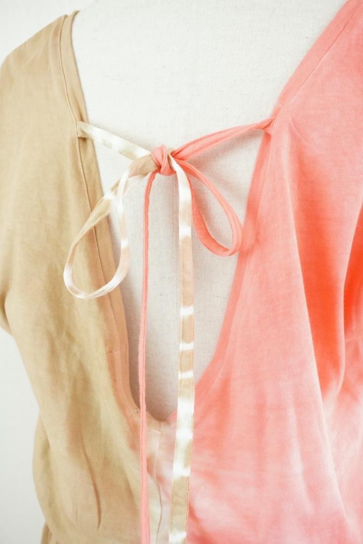 Cotton Tee in one Hazelnuts x Sunsettime