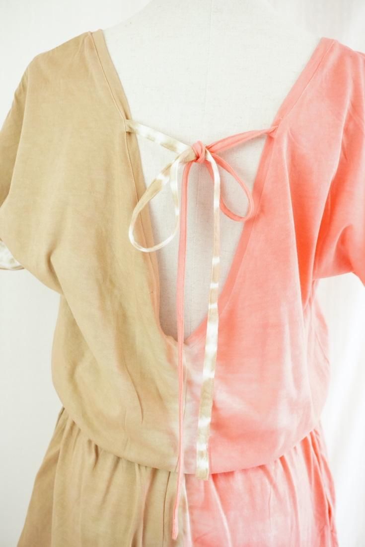 Cotton Tee in one Hazelnuts x Sunsettime