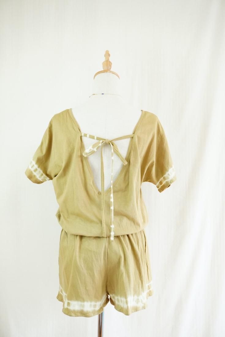Cotton Tee in one Khaki