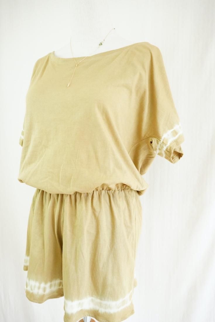 Cotton Tee in one Khaki