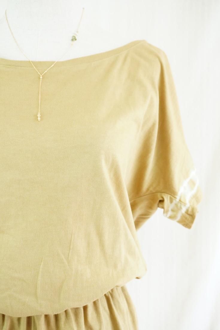 Cotton Tee in one Khaki