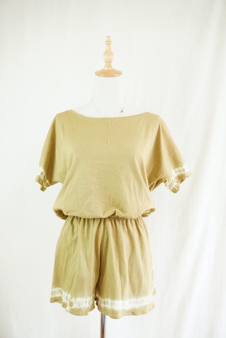 Cotton Tee in one Khaki