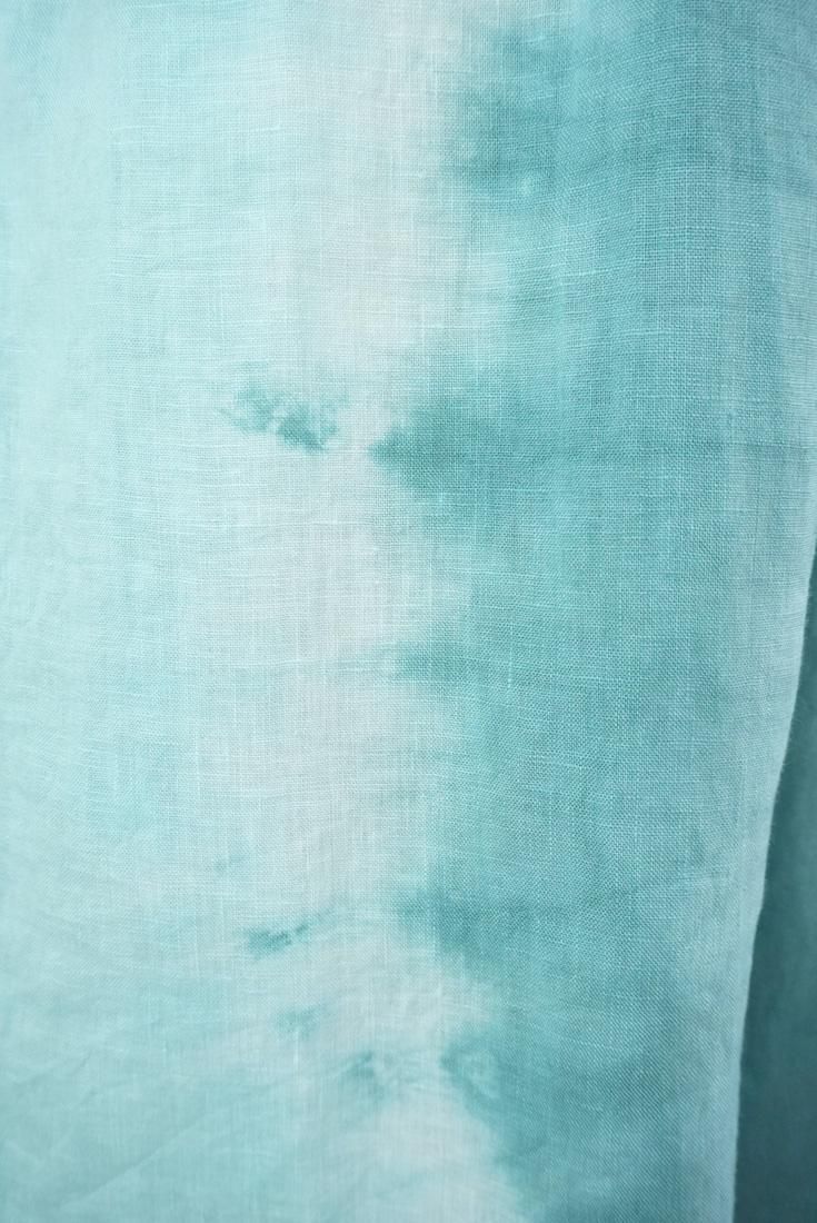 French Linen Bare top all in one Under the sea x Turquoise