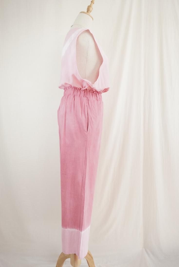 Cotton Relax Pants  Bougainvillea x Cherryblossom 