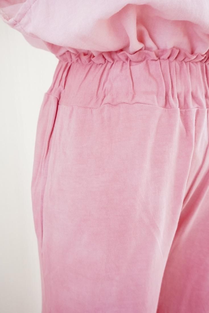 Cotton Relax Pants  Bougainvillea x Cherryblossom 