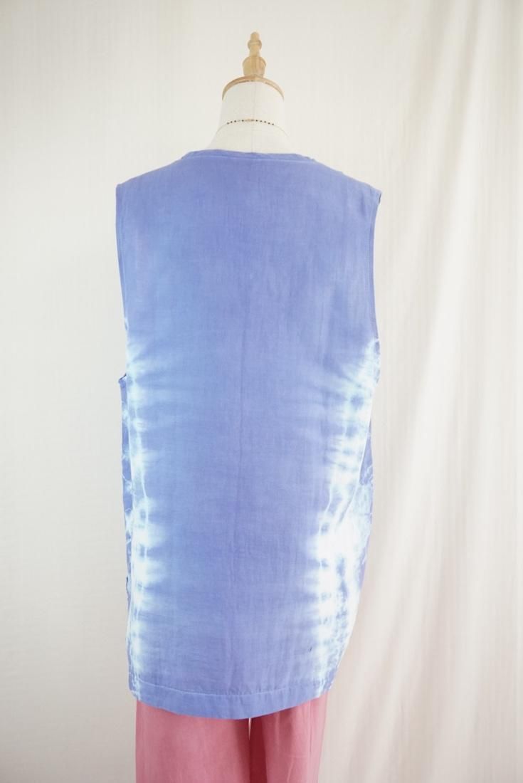 W gauze Big silhouette tank Horizon 