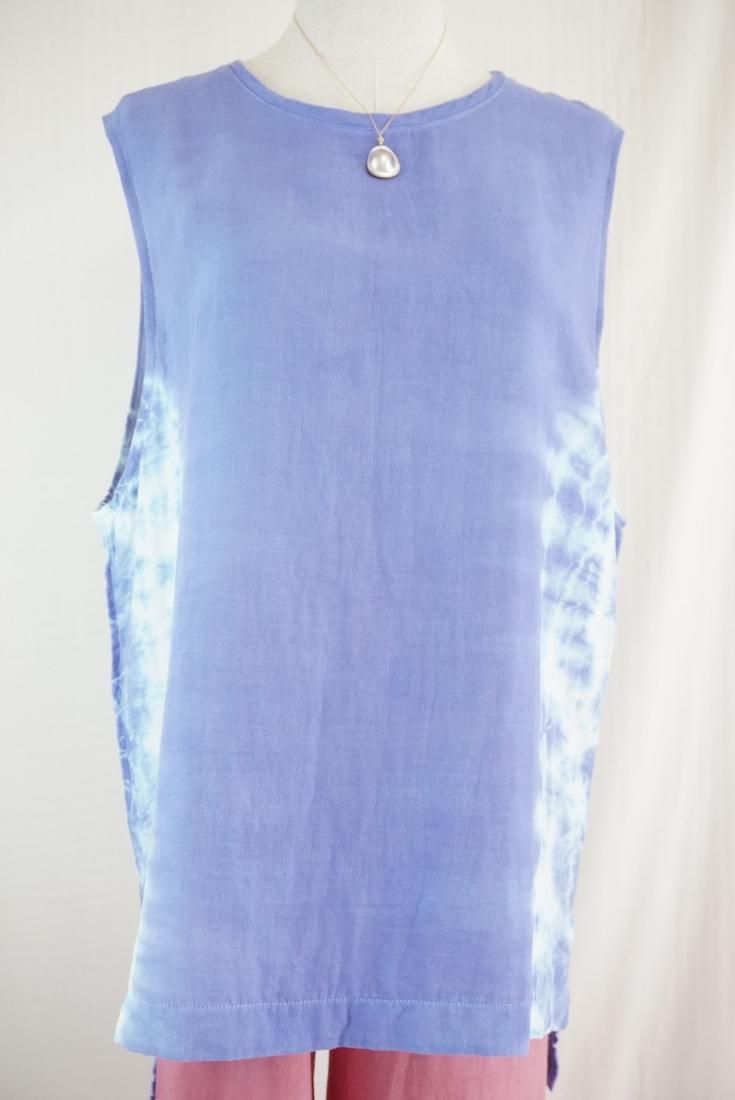 W gauze Big silhouette tank Horizon 