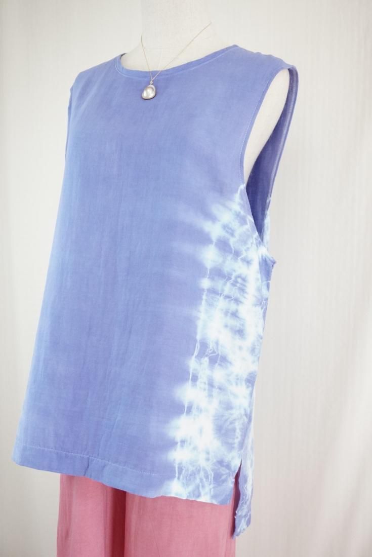 W gauze Big silhouette tank Horizon 