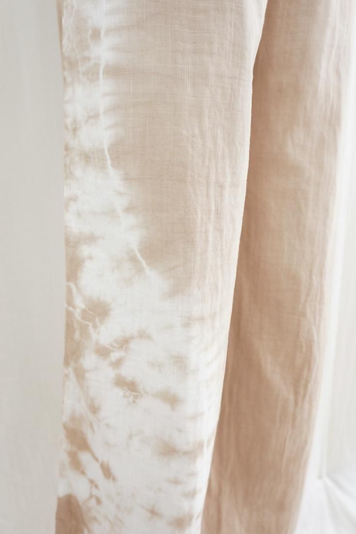 W gauze Relax Pants Cafelate