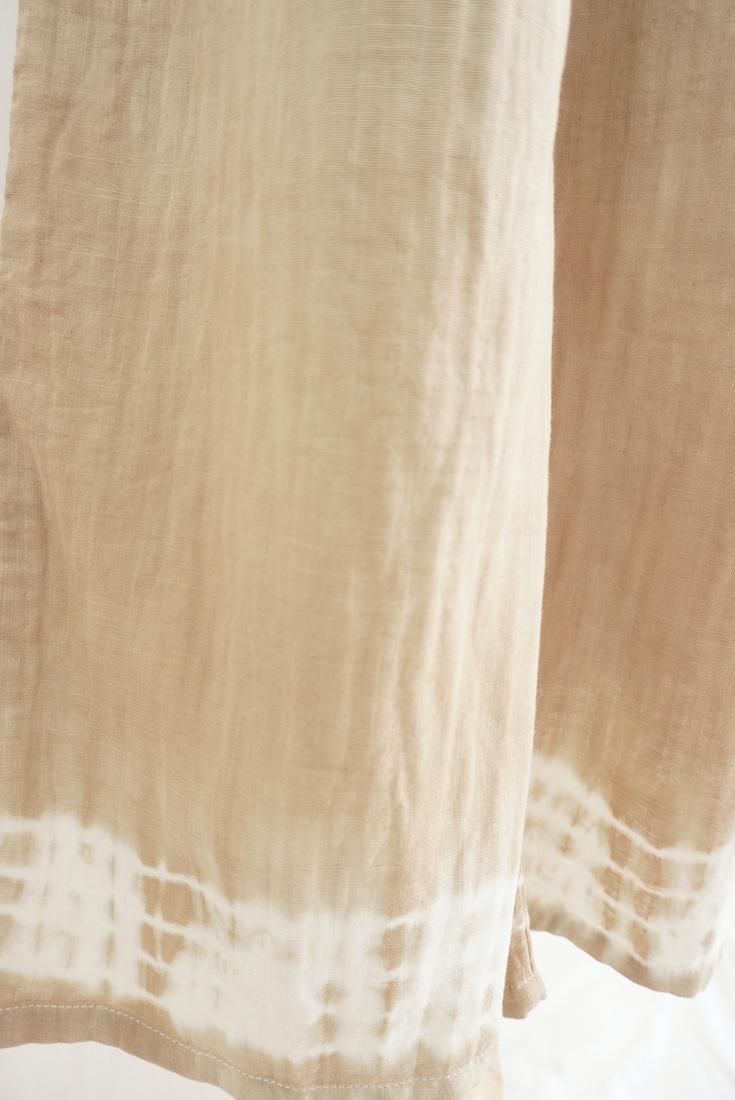 W gauze Relax Pants Hazelnuts