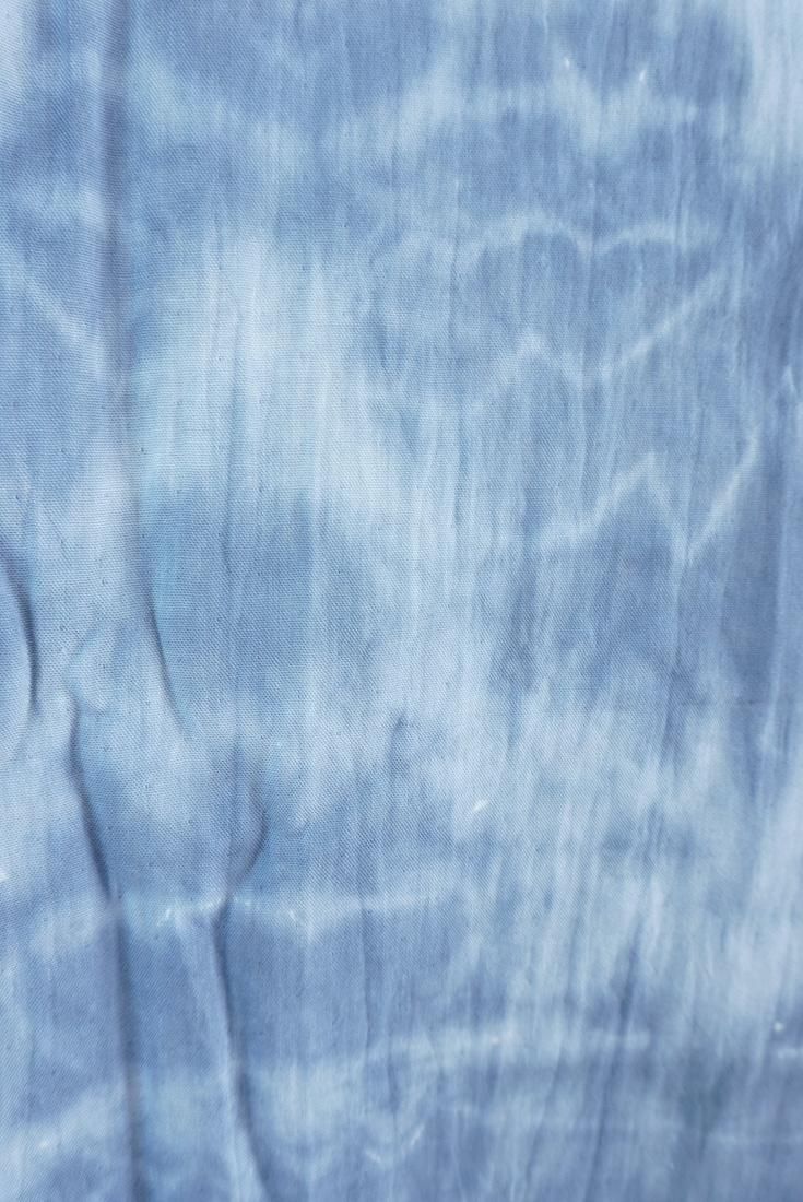 Organic Cotton W-gauze Big stole Taupe x Navy 