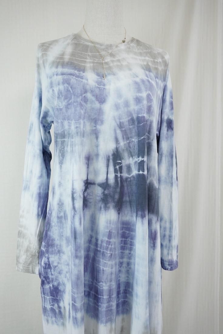 Cotton Long Sleeve OP  Taupe x Lavender x InkBlack  