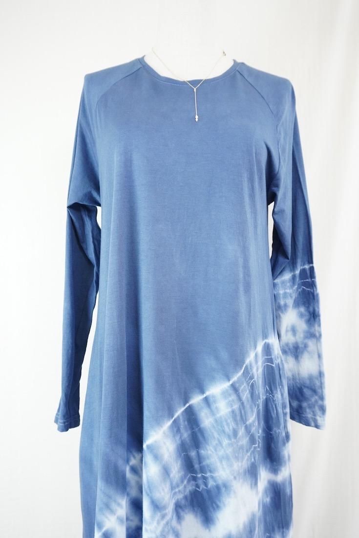 Cotton Long Sleeve OP  Navy