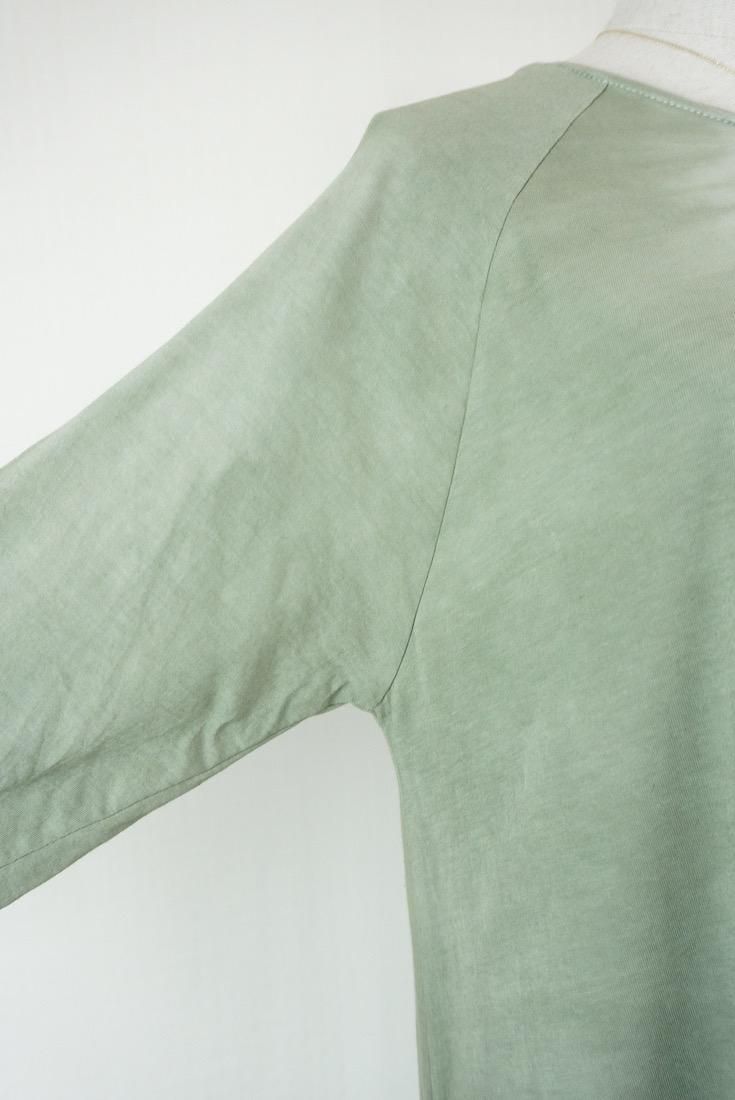 Cotton Long Sleeve OP  Greentea x Hazelnuts