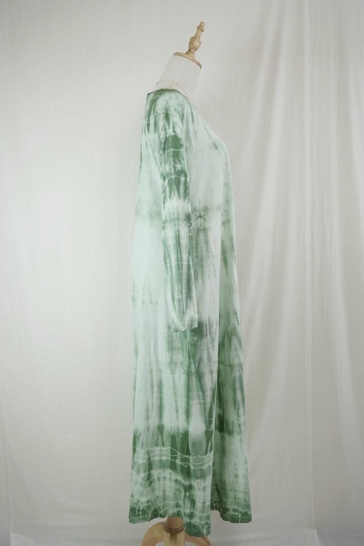 Cotton Long Sleeve OP  Junglegreen x Pistachio
