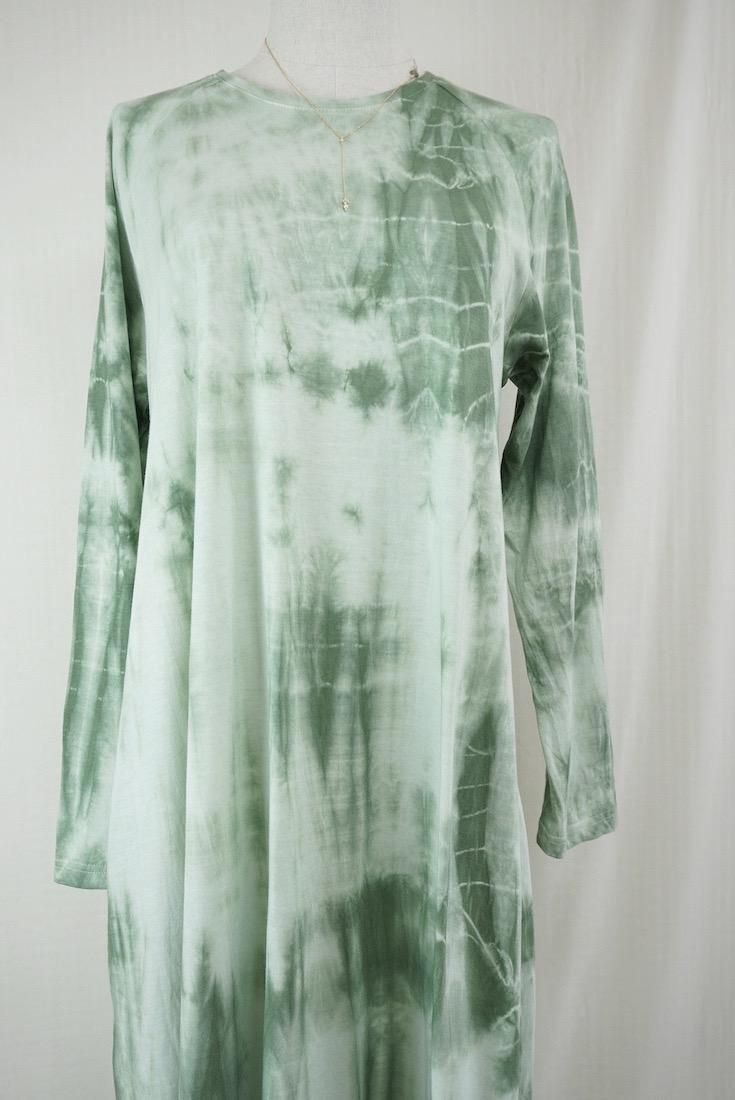 Cotton Long Sleeve OP  Junglegreen x Pistachio