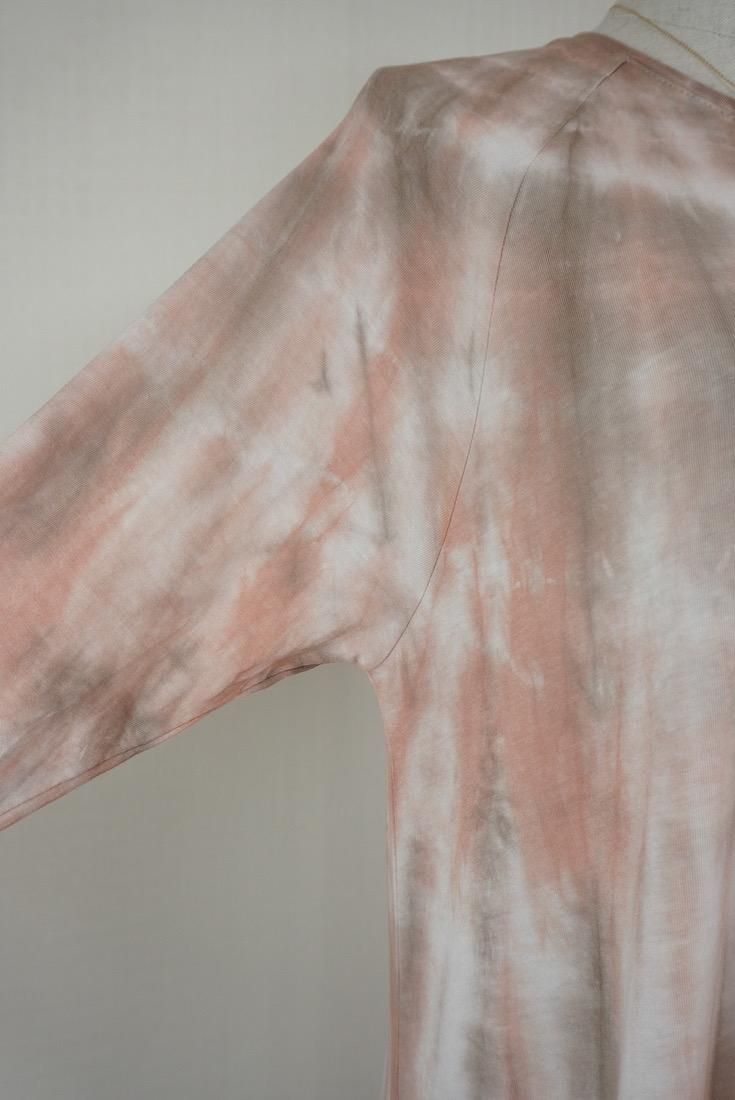 Cotton Long Sleeve OP  Espresso x Orangebeige