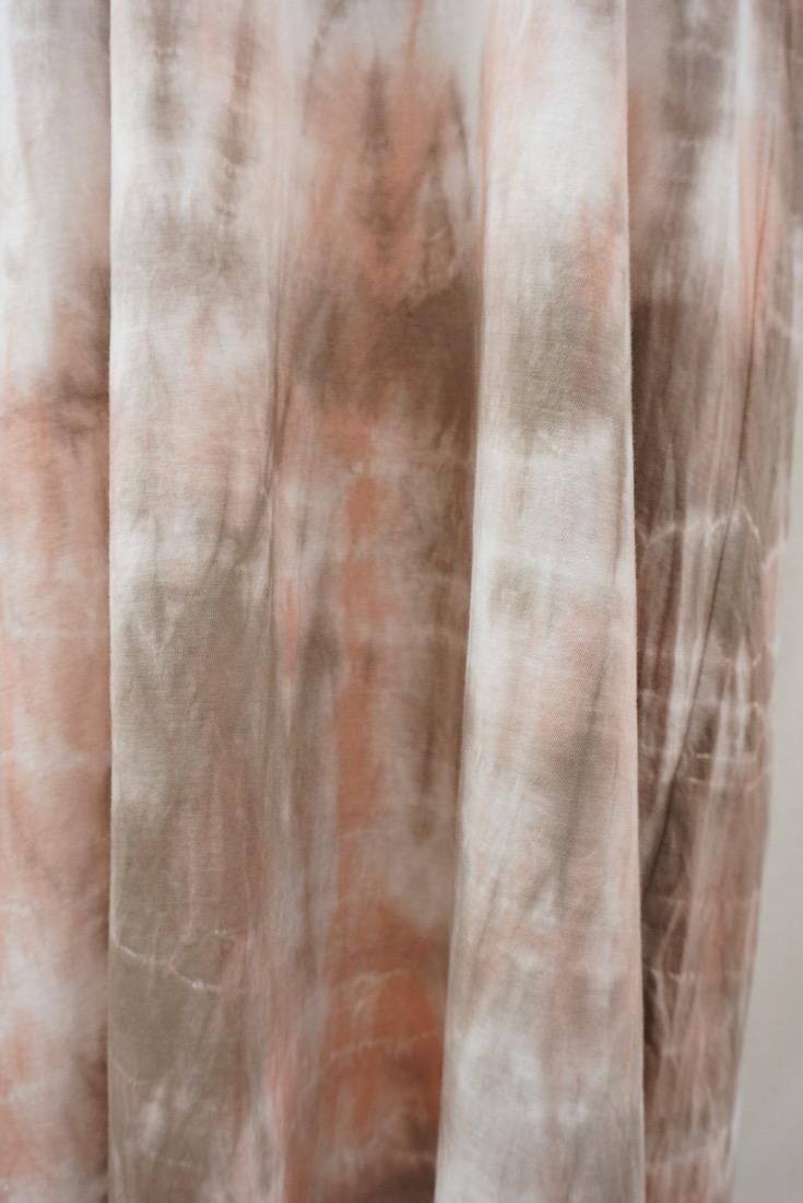Cotton Long Sleeve OP  Espresso x Orangebeige